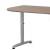 Ikea Elegant Grey Galant LShape New Cond Corner Desks/Adjustable TLegs 12 thumbnail