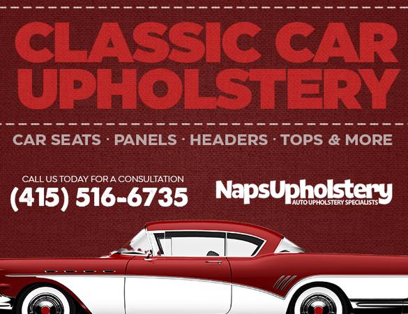Professional Classic Car Interior Upholstery - Naps Upholstery 1