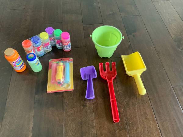 Fun Outdoors.....Lots of Bubbles and Sidewalk Chalk and More 1