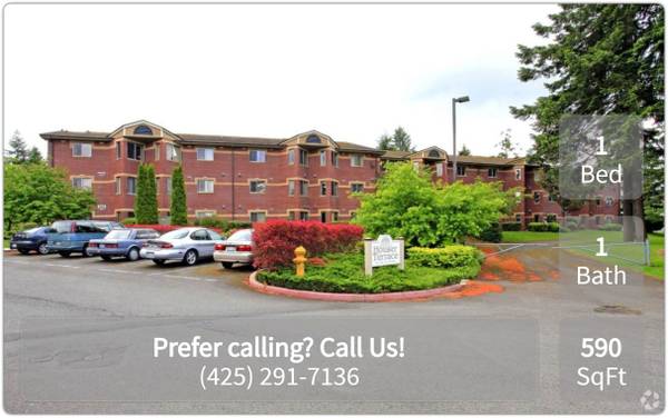 $1,050 / 1br - 590ft2 - Conveniently Located and Perfectly Sized Senior Apartment! (Renton)64031308077825121