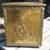 Vintage 18” Kindling Box Embossed Brass Over Wood Fireplace Chest EUC 4 thumbnail