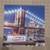 3 Panel 16x16 Night View of Brooklyn Bridge Prints 2 thumbnail