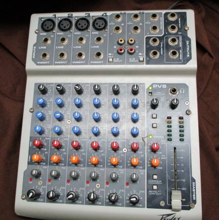 Peavey PV8 8-channel mixer Priced below market for quick sale! - $7063471145094659122