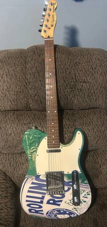 Rolling Rock Squier Telecaster Guitar 1