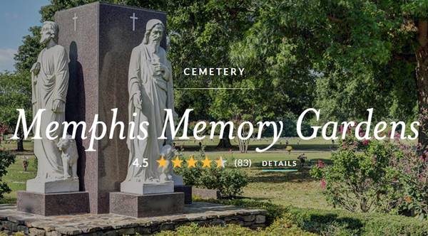 2 Cemetery Burial Plots - Memphis Memory Gardens 1