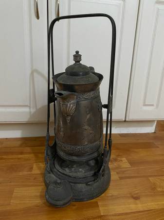 1890 Antique Tilting Water Pitcher w/Stand 1