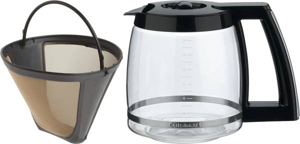 CUISINART 14-CUP REPLACEMENT CARAFE + GOLD TONE FILTER 1