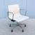 Herman Miller Eames Aluminum Group Management Chair in White Leather 4 thumbnail