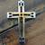 Stainless Steel & Gold Tone Cross 1 thumbnail