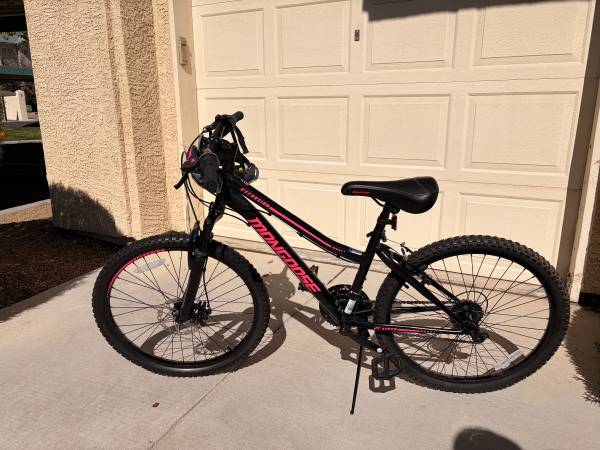 Mongoose 24-in. Excursion Unisex Mountain Bike, 21 Speeds w/Helmet 1