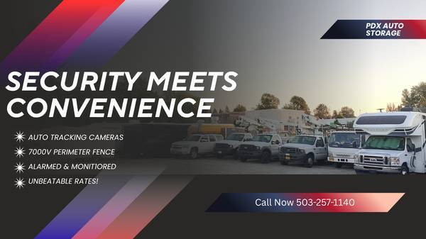 $85 💲***RV, AUTO ,  EQUIPMENT  *** PDX AUTO STORAGE ***💲 (5327 NE Columbia Blvd, Portland)64218952474242120
