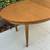 Mid Century Modern Teak Oval Butterfly Leaf Dining Table. 7 thumbnail