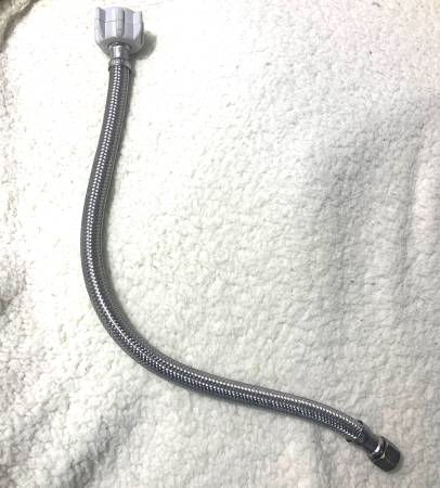 16” Braided Stainless Steel Flexible Toilet Connector BRAND NEW! 1