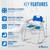 Shower Chair for Elderly and Disabled, Adjustable Height Foldable Show 2 thumbnail