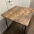 Rustic square table with hairpin legs 1 thumbnail