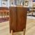 Vintage Mid Century Teak Open Record Cabinet/Side Table 9 thumbnail