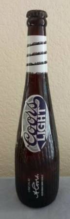 Coors Light lite baseball bat bottle NEVER OPENED 1