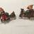 2 Christmas decor figures, girls with bears in sleighs 1 thumbnail