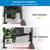 Huanuo Dual Monitor Stand, Height Adjustable Monitor Mount, Black, NEW 4 thumbnail