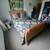 Solid hardwood bed frame 1 thumbnail