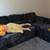 Ovios 104"  Plush Corduroy Gray Cloud Velvet Modular Couch 2 thumbnail