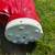 Red SPALDING VINTAGE VINYL Golf Cart Bag 3 Way Divider Red/White Singl 7 thumbnail