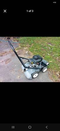 Walk behind push wheel leaf sand blower leaves 1