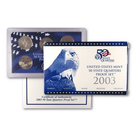 🇺🇸2003 Proof Set of State Quarters coin - coins 1