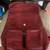 Red Leather Travel Handbag and Backpack in Good Condition 4 thumbnail