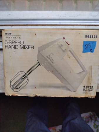 Vintage Sears Kenmore 5 speed hand mixer 1