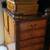Luxury SHOW HOME George II Executive Parners Desk Burl w Brown Leather 19 thumbnail