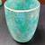 Turquoise Mosaic Bathroom Trash Can 1 thumbnail