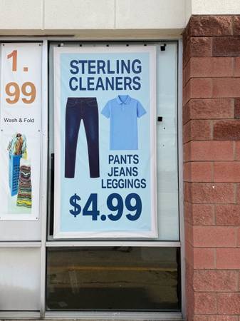We dry clean 1
