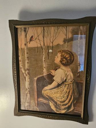 Spring Song print with frame 1