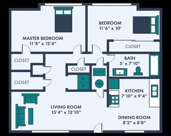 $1,305 / 2br - 920ft2 - ¡Lavadora y secadora en CADA hogar! (Al otro lado de Bowman Woods, junto a HyVee)63942847550979120