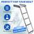 NEW 4 Step Boat Ladder Under Platform Slide Mount Boat Boarding Ladder 7 thumbnail