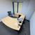 Large Office Desk and Bookshelf Set 4 thumbnail