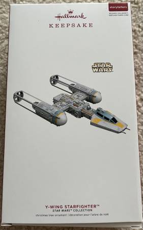 2019 Y-WING FIGHTER HALLMARK "STORYTELLERS" CHRISTMAS ORNAMENT 1