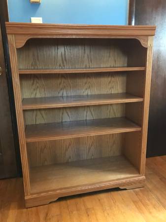 Oak shelving cabinets 1