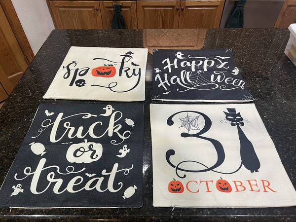 Halloween Decorative Pillow Covers - Set of 4 1