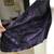Ladies Purple & Black Paisley Taffeta Dress Blouse/Jacket/Blazer 4 thumbnail