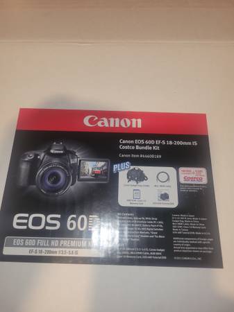New canon eos 60 D costco package extras 1