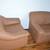 2 (PAIR) LEATHER LOUNGE CHAIRS 4 thumbnail