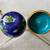 Vintage Cloisonné enamel apple trinket box 8 thumbnail