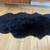 Black 6 X 2 ft sheepskin Rug Throw Black Long Natural Decor 11 thumbnail