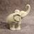 Ceramic Elephant Figurine, White Home Décor Accent, 10" Tall 3 thumbnail
