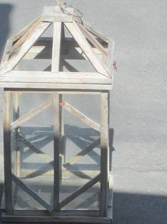 Old School Wooden Lantern 1