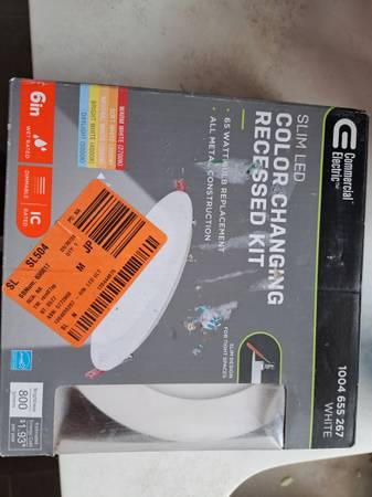 6 in Wet rated slim LED recessed light 1