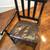 ♣19th Century Antique High Back Chair with Leather Seat ♣ 4 thumbnail