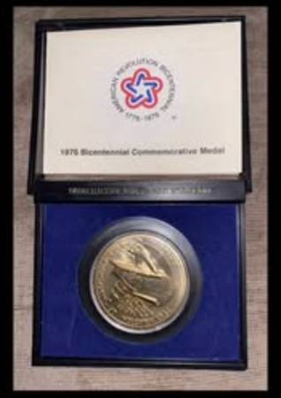 1976 Bicentennial Commemorative Medal The Declaration Of Independence BRONZE 1